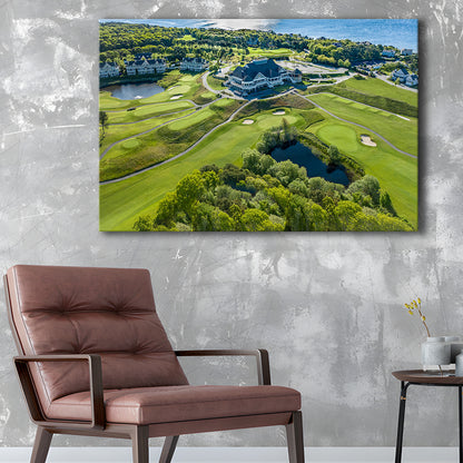 The Club At New Seabury Offers A ‘Cape Escape’, Golf Art Print,Gifts Golf Lover