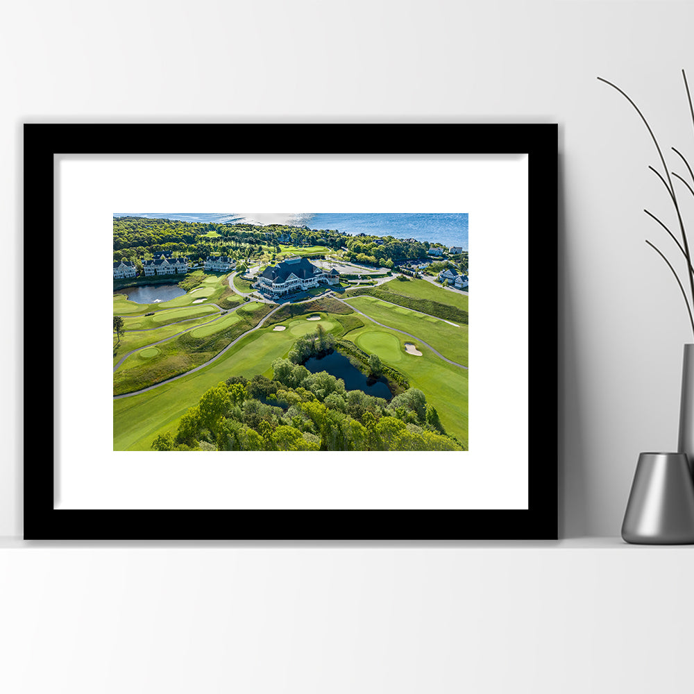 The Club At New Seabury Offers A ‘Cape Escape’, Goft Art Print, Framed Art Print White Border Wall Decor