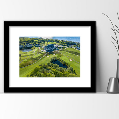 The Club At New Seabury Offers A ‘Cape Escape’, Goft Art Print, Framed Art Print White Border Wall Decor