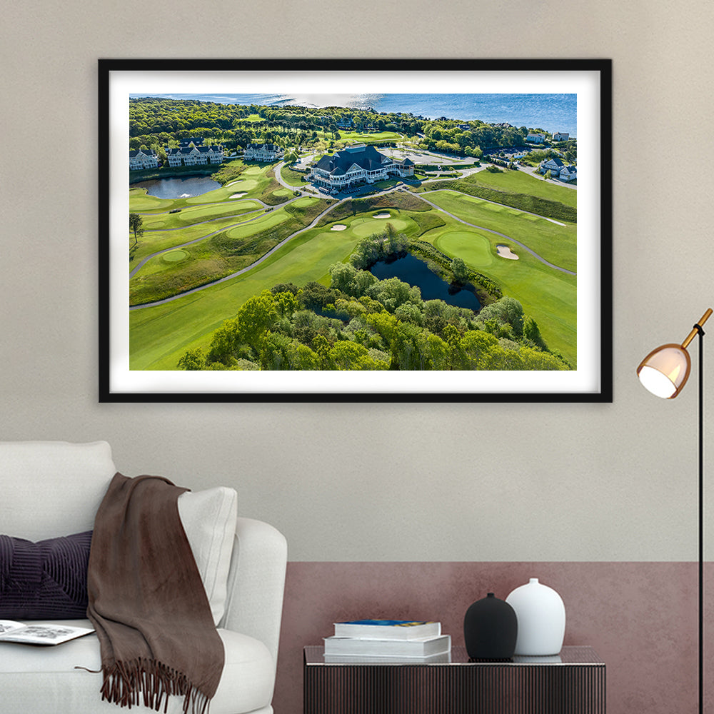 The Club At New Seabury Offers A ‘Cape Escape’, Goft Art Print, Framed Art Print White Border Wall Decor