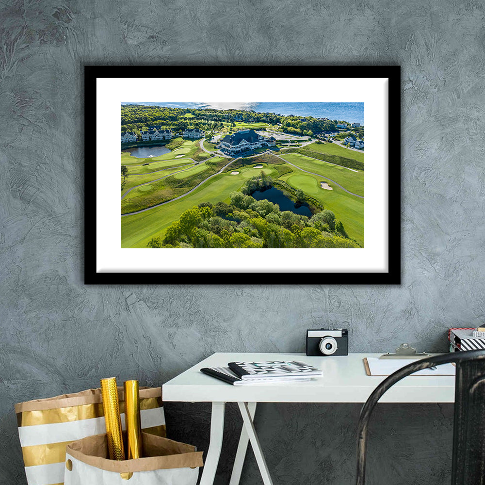The Club At New Seabury Offers A ‘Cape Escape’, Goft Art Print, Framed Art Print White Border Wall Decor