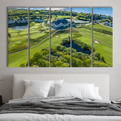 The Club At New Seabury Offers A ‘Cape Escape’, Golf Art Print, Extra Large Canvas Print Wall Art