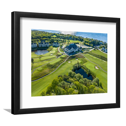 The Club At New Seabury Offers A ‘Cape Escape’, Goft Art Print, Framed Art Print White Border Wall Decor