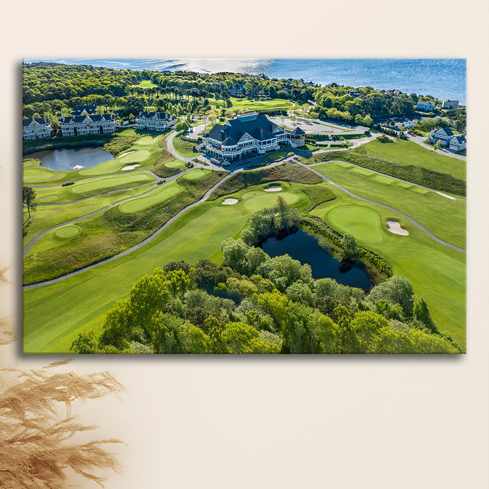 The Club At New Seabury Offers A ‘Cape Escape’, Golf Art Print,Gifts Golf Lover