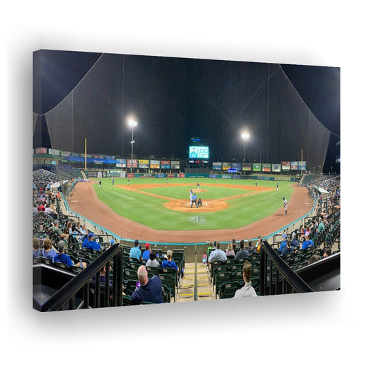 The Diamond Stadium, Stadium Canvas, Sport Art, Gift for him, Man Cave Decor, Art Print, Canvas Print Wall Art