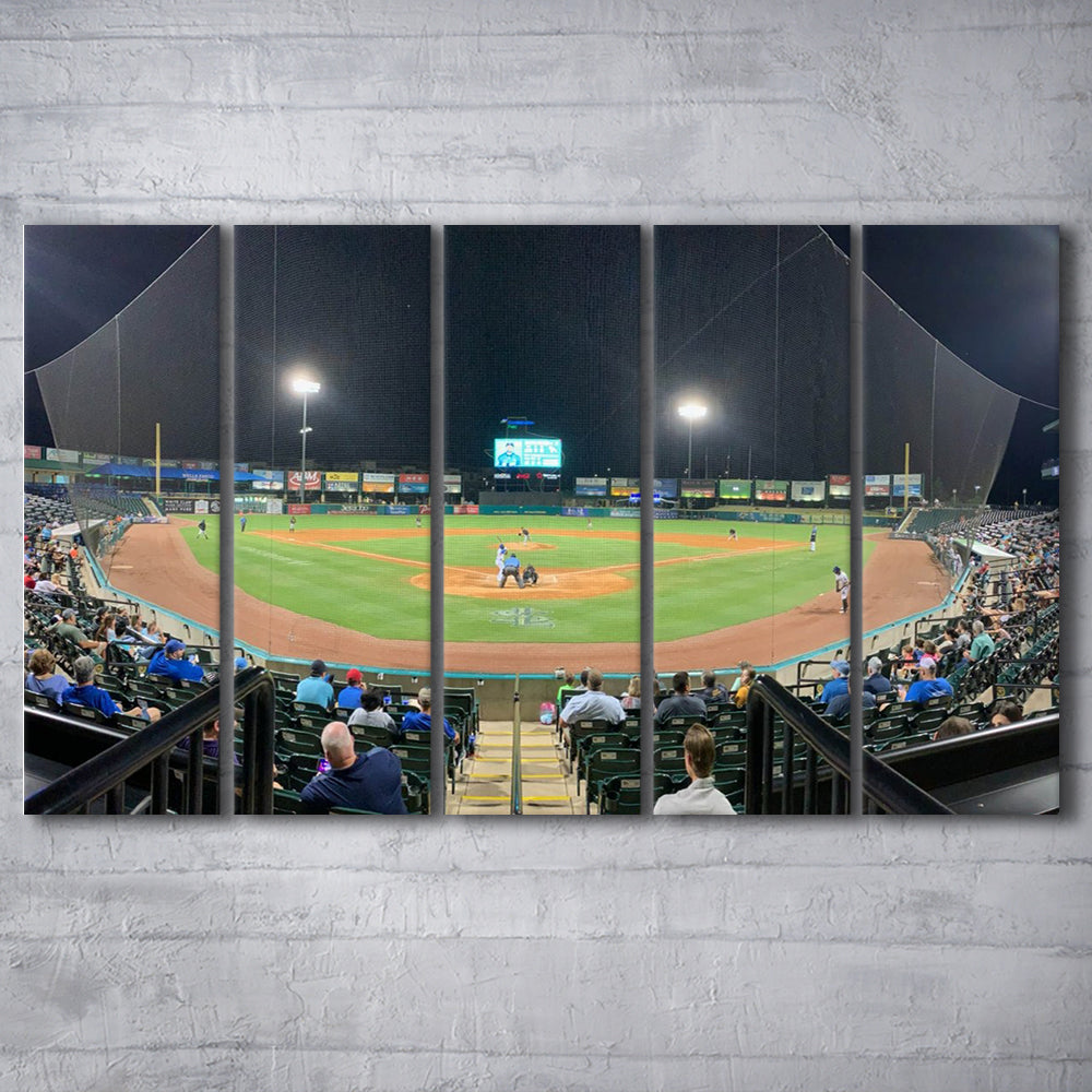 The Diamond Stadium, Stadium Canvas, Sport Art, 5 Panel B, Extra Large Canvas, Canvas Print Wall Art
