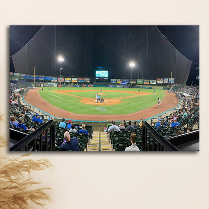 The Diamond Stadium, Stadium Canvas, Sport Art, Gift for him, Man Cave Decor, Art Print, Canvas Print Wall Art