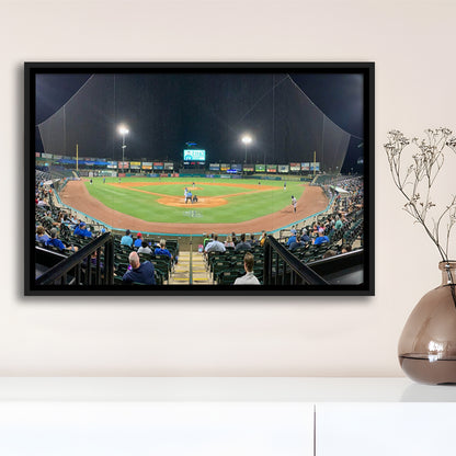 The Diamond Stadium, Stadium Canvas, Sport Art, Framed Canvas Print Wall Art, Floating Frame