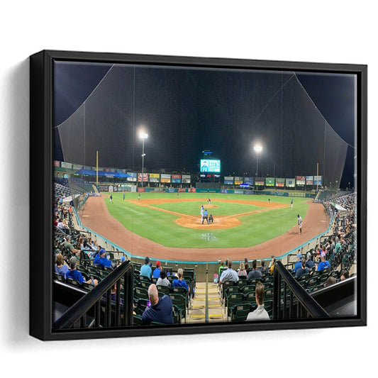 The Diamond Stadium, Stadium Canvas, Sport Art, Framed Canvas Print Wall Art, Floating Frame