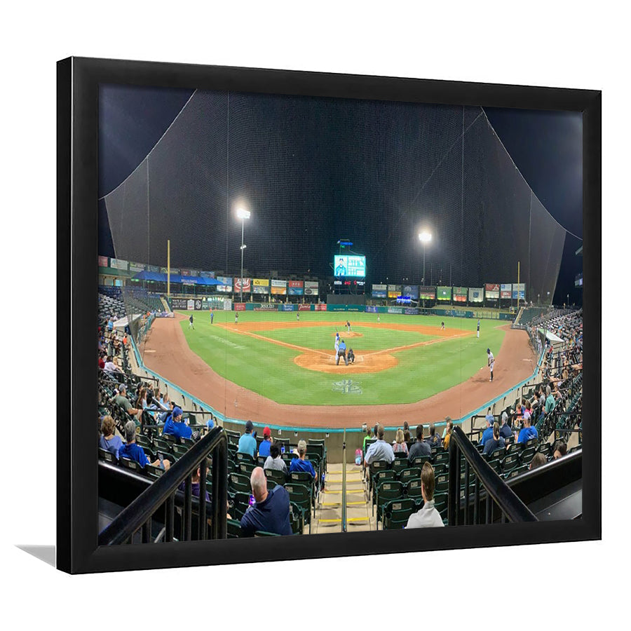 The Diamond Stadium, Stadium Canvas, Sport Art, Gift for him, Framed Art Print Wall Decor, Picture Framed