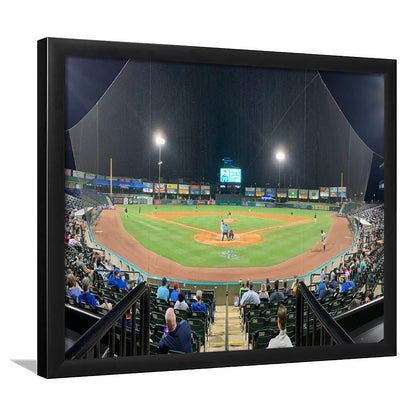 The Diamond Stadium, Stadium Canvas, Sport Art, Gift for him, Framed Art Print Wall Decor, Picture Framed