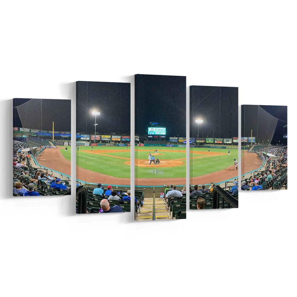 The Diamond Stadium, Stadium Canvas, Sport Art, Gift for him, 5 Panel, Large Canvas, Canvas Print Wall Art