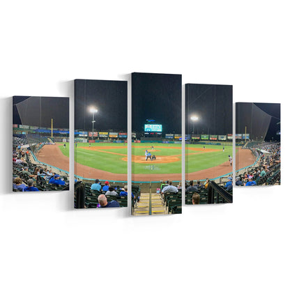 The Diamond Stadium, Stadium Canvas, Sport Art, Gift for him, 5 Panel, Large Canvas, Canvas Print Wall Art