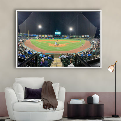 The Diamond Stadium, Stadium Canvas, Sport Art, Framed Canvas Print Wall Art, Floating Frame