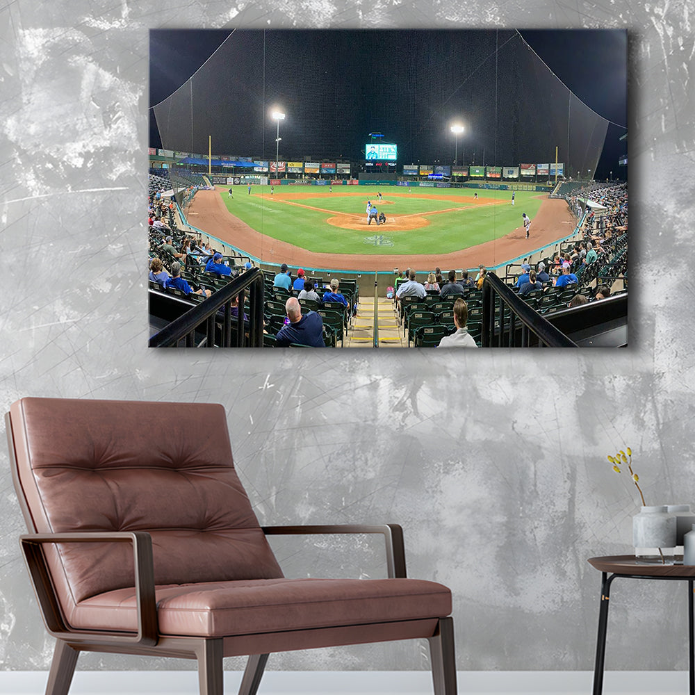 The Diamond Stadium, Stadium Canvas, Sport Art, Gift for him, Man Cave Decor, Art Print, Canvas Print Wall Art