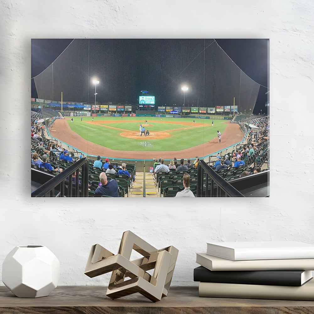 The Diamond Stadium, Stadium Canvas, Sport Art, Gift for him, Man Cave Decor, Art Print, Canvas Print Wall Art
