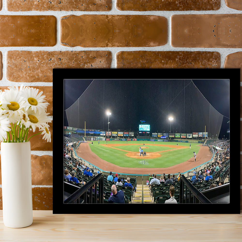 The Diamond Stadium, Stadium Canvas, Sport Art, Gift for him, Framed Art Print Wall Decor, Picture Framed