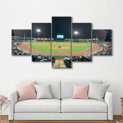 The Diamond Stadium, Stadium Canvas, Sport Art, Gift for him, 5 Panel, Large Canvas, Canvas Print Wall Art