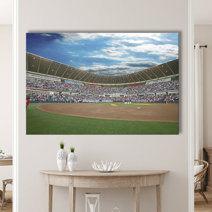 The Diamond Stadium in Virginia, Stadium Canvas, Sport Art, Gift for him, Man Cave Decor, Art Print, Canvas Print Wall Art