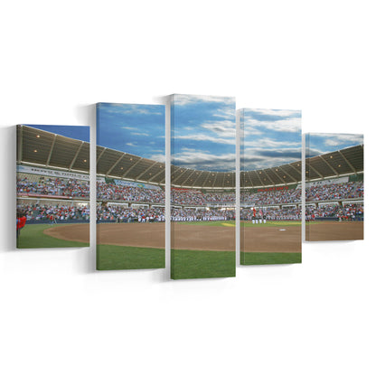 The Diamond Stadium in Virginia, Stadium Canvas, Sport Art, Gift for him, 5 Panel, Large Canvas, Canvas Print Wall Art