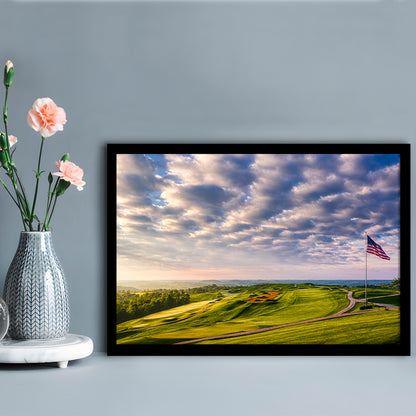 The Donald Ross Course At French Lick, Framed Art Print Wall Decor, Picture Framed