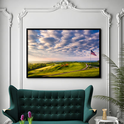 The Donald Ross Course At French Lick, Framed Art Print Wall Decor, Picture Framed