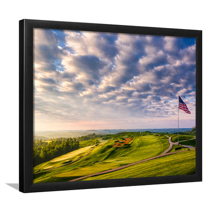 The Donald Ross Course At French Lick, Framed Art Print Wall Decor, Picture Framed