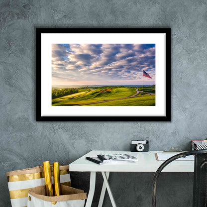 The Donald Ross Course At French Lick, Goft Art Print, Framed Art Print White Border Wall Decor