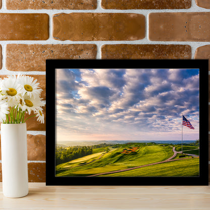 The Donald Ross Course At French Lick, Framed Art Print Wall Decor, Picture Framed