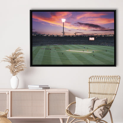 The Gabba Stadium, Stadium Canvas, Sport Art, Framed Canvas Print Wall Art, Floating Frame