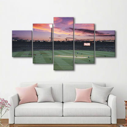 The Gabba Stadium, Stadium Canvas, Sport Art, Gift for him, 5 Panel, Large Canvas, Canvas Print Wall Art