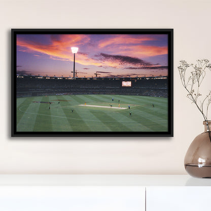 The Gabba Stadium, Stadium Canvas, Sport Art, Framed Canvas Print Wall Art, Floating Frame