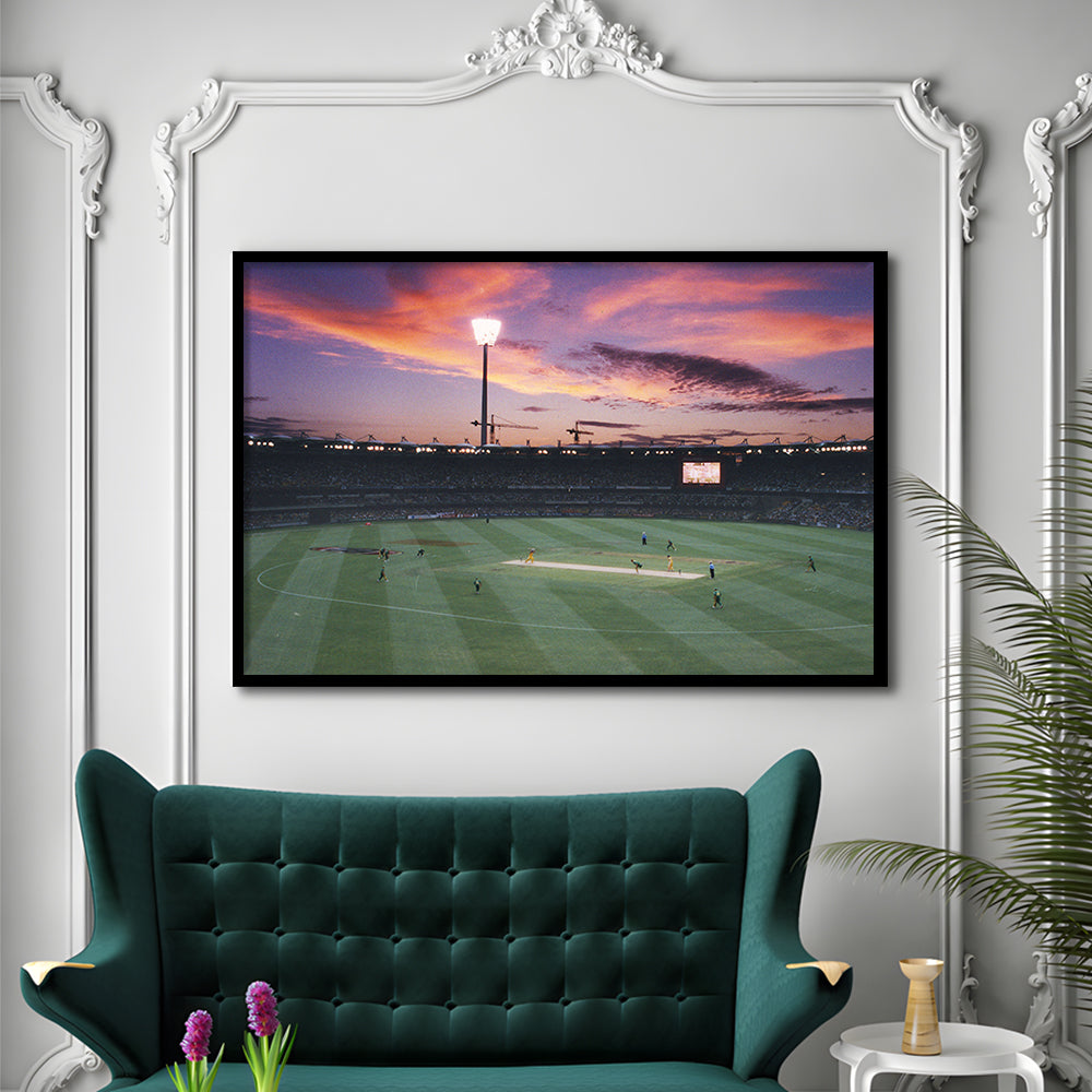 The Gabba Stadium, Stadium Canvas, Sport Art, Gift for him, Framed Art Print Wall Decor, Picture Framed