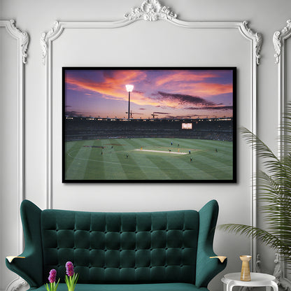 The Gabba Stadium, Stadium Canvas, Sport Art, Gift for him, Framed Art Print Wall Decor, Picture Framed