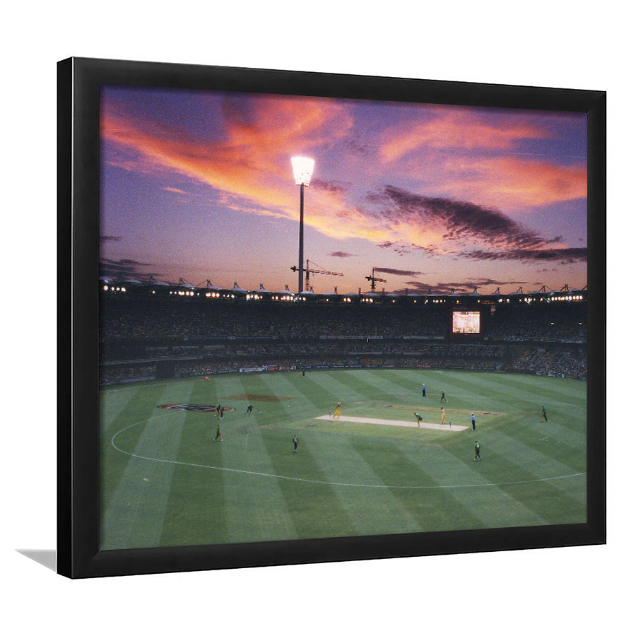 The Gabba Stadium, Stadium Canvas, Sport Art, Gift for him, Framed Art Print Wall Decor, Picture Framed
