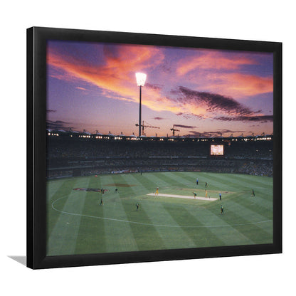 The Gabba Stadium, Stadium Canvas, Sport Art, Gift for him, Framed Art Print Wall Decor, Picture Framed