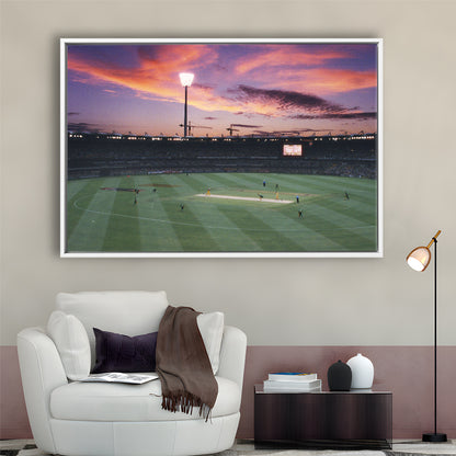 The Gabba Stadium, Stadium Canvas, Sport Art, Framed Canvas Print Wall Art, Floating Frame