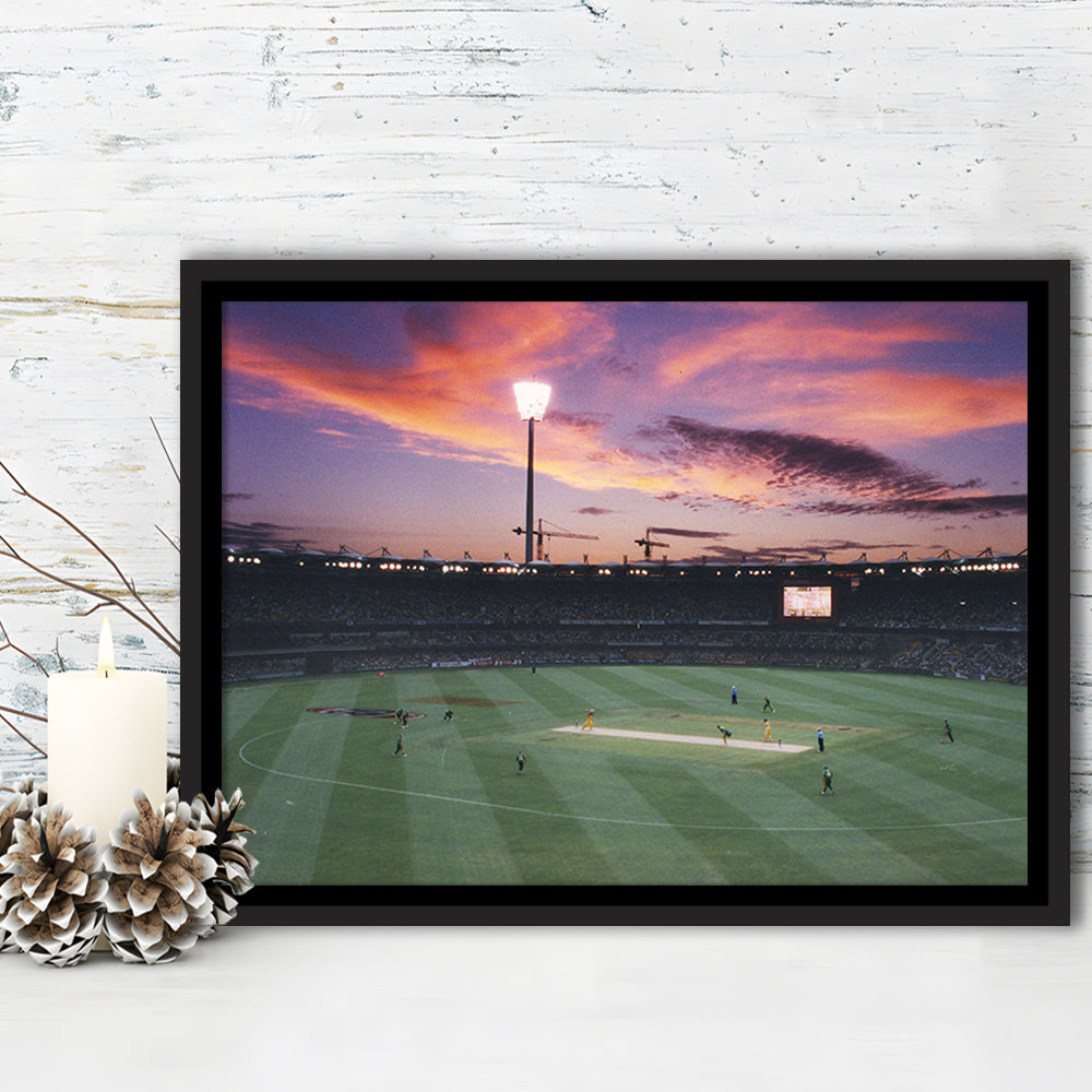 The Gabba Stadium, Stadium Canvas, Sport Art, Framed Canvas Print Wall Art, Floating Frame