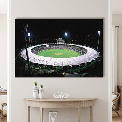 The Gabba Stadium in Australia, Stadium Canvas, Sport Art, Gift for him, Man Cave Decor, Art Print, Canvas Print Wall Art