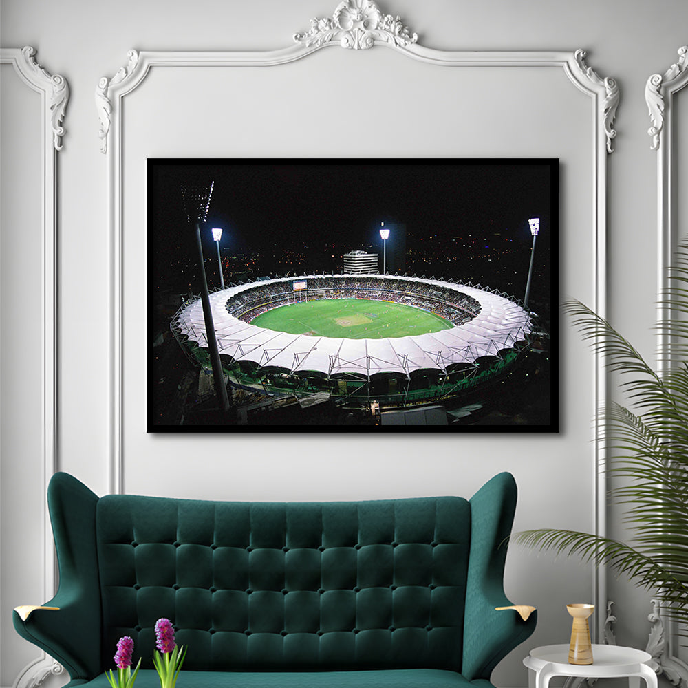 The Gabba Stadium in Australia, Stadium Canvas, Sport Art, Gift for him, Framed Art Print Wall Decor, Picture Framed