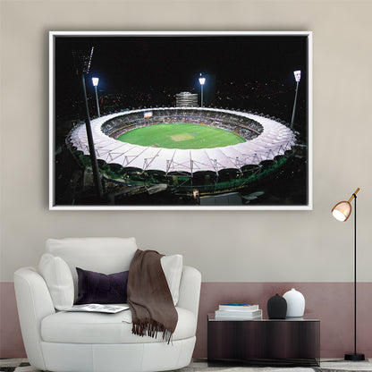 The Gabba Stadium in Australia, Stadium Canvas, Sport Art, Framed Canvas Print Wall Art, Floating Frame