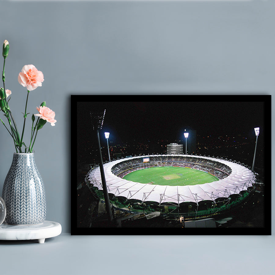 The Gabba Stadium in Australia, Stadium Canvas, Sport Art, Gift for him, Framed Art Print Wall Decor, Picture Framed