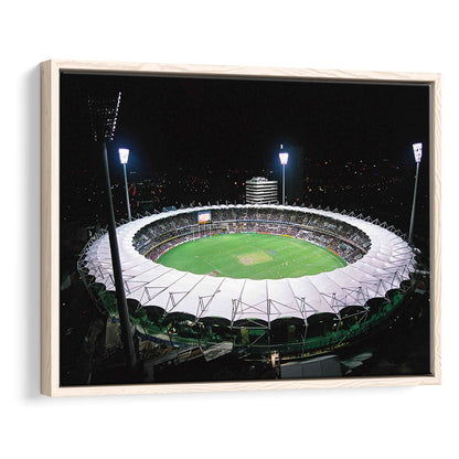 The Gabba Stadium in Australia, Stadium Canvas, Sport Art, Framed Canvas Print Wall Art, Floating Frame