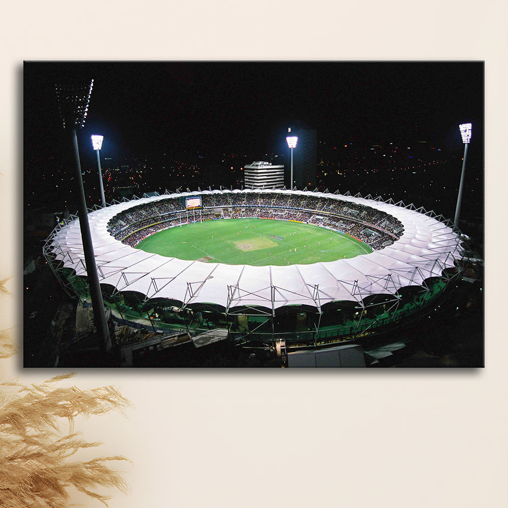 The Gabba Stadium in Australia, Stadium Canvas, Sport Art, Gift for him, Man Cave Decor, Art Print, Canvas Print Wall Art