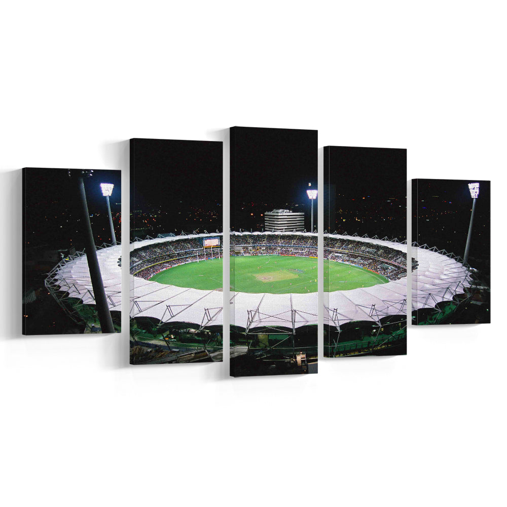 The Gabba Stadium in Australia, Stadium Canvas, Sport Art, Gift for him, 5 Panel, Large Canvas, Canvas Print Wall Art