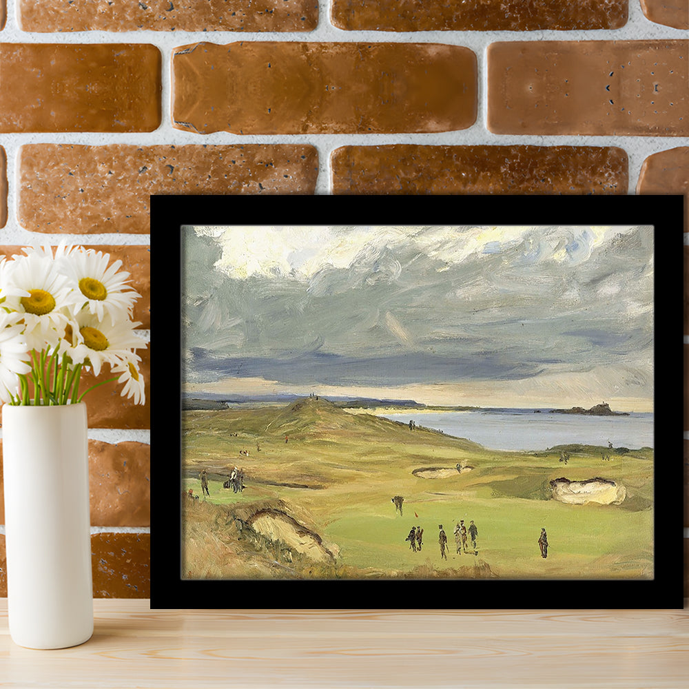 The Golf Links North Berwick 1919 LargeArt Prints, Framed Art Print, Picture Framed