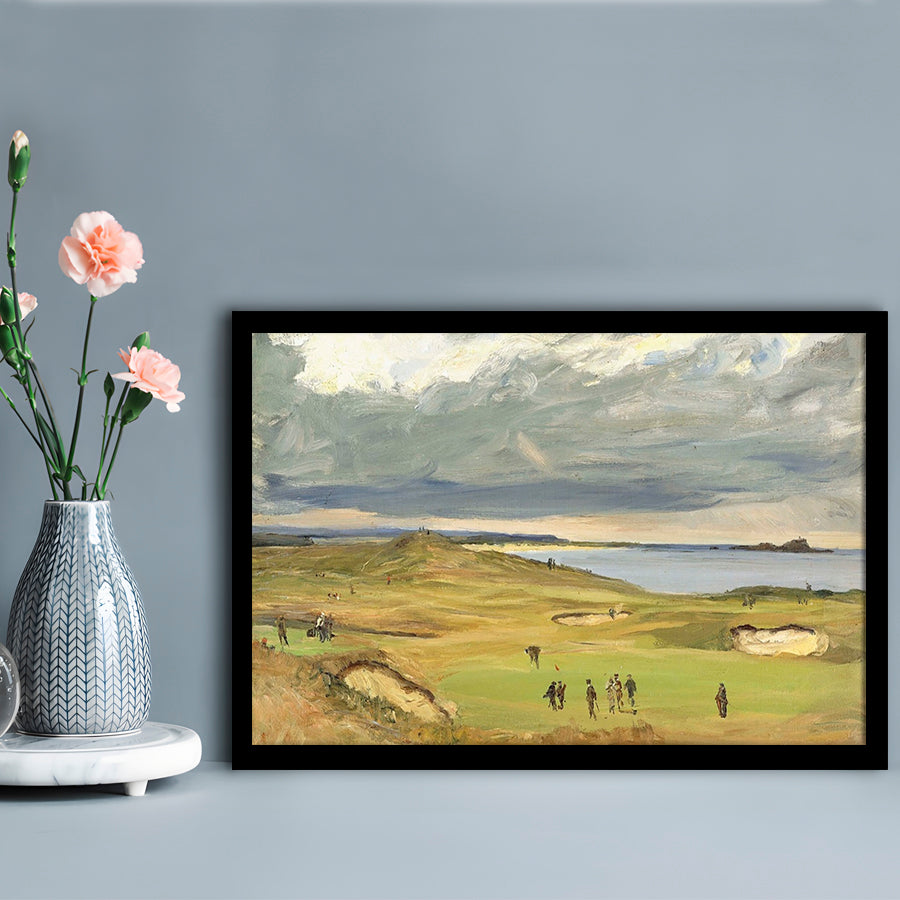 The Golf Links North Berwick 1919 LargeArt Prints, Framed Art Print, Picture Framed