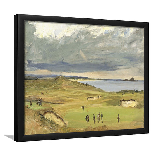 The Golf Links North Berwick 1919 LargeArt Prints, Framed Art Print, Picture Framed