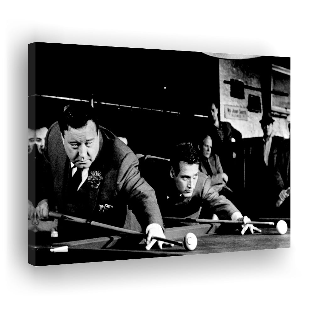 The Hustler Large Stretched Canvas Floating Frame Wall Art Print, Cavas Print Wall Art Hom Decor