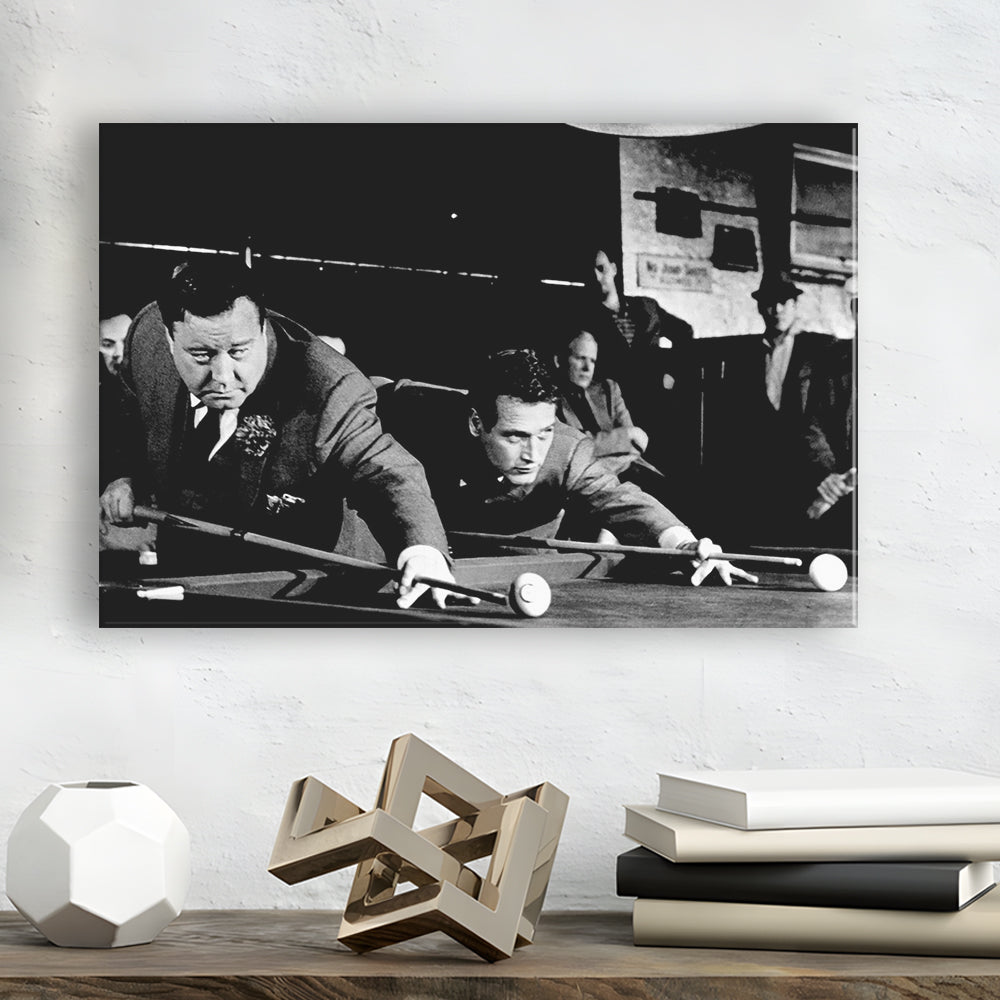 The Hustler Large Stretched Canvas Floating Frame Wall Art Print, Cavas Print Wall Art Hom Decor